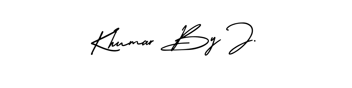 Make a short Khumar By J. signature style. Manage your documents anywhere anytime using AmerikaSignatureDemo-Regular. Create and add eSignatures, submit forms, share and send files easily. Khumar By J. signature style 3 images and pictures png