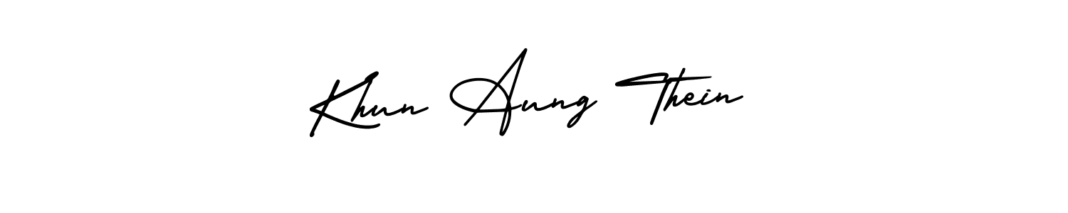 Also we have Khun Aung Thein name is the best signature style. Create professional handwritten signature collection using AmerikaSignatureDemo-Regular autograph style. Khun Aung Thein signature style 3 images and pictures png