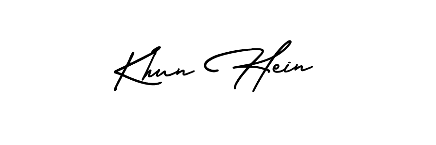 if you are searching for the best signature style for your name Khun Hein. so please give up your signature search. here we have designed multiple signature styles  using AmerikaSignatureDemo-Regular. Khun Hein signature style 3 images and pictures png