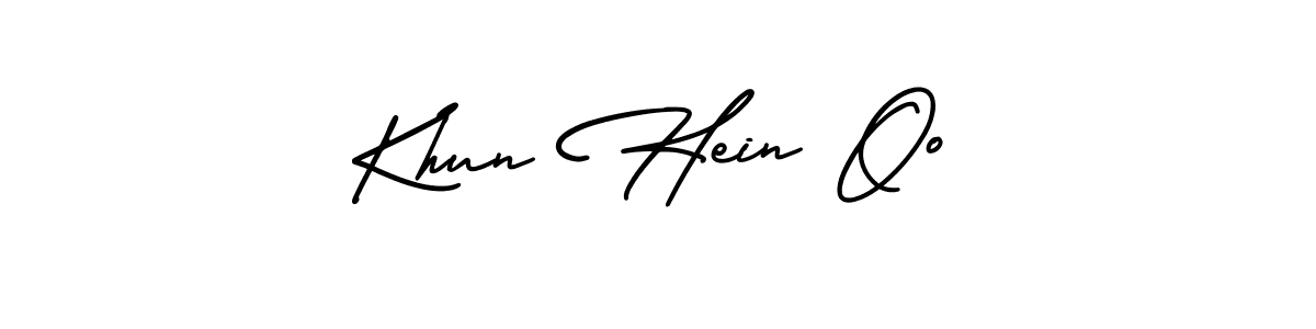 This is the best signature style for the Khun Hein Oo name. Also you like these signature font (AmerikaSignatureDemo-Regular). Mix name signature. Khun Hein Oo signature style 3 images and pictures png