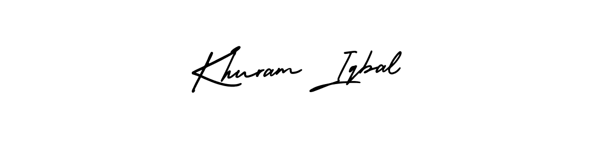 Similarly AmerikaSignatureDemo-Regular is the best handwritten signature design. Signature creator online .You can use it as an online autograph creator for name Khuram Iqbal. Khuram Iqbal signature style 3 images and pictures png