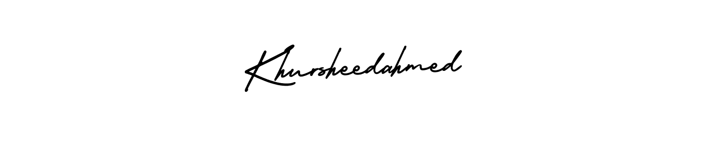 Design your own signature with our free online signature maker. With this signature software, you can create a handwritten (AmerikaSignatureDemo-Regular) signature for name Khursheedahmed. Khursheedahmed signature style 3 images and pictures png