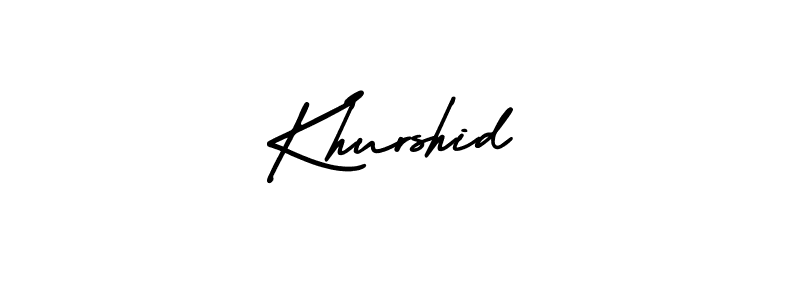 AmerikaSignatureDemo-Regular is a professional signature style that is perfect for those who want to add a touch of class to their signature. It is also a great choice for those who want to make their signature more unique. Get Khurshid name to fancy signature for free. Khurshid signature style 3 images and pictures png