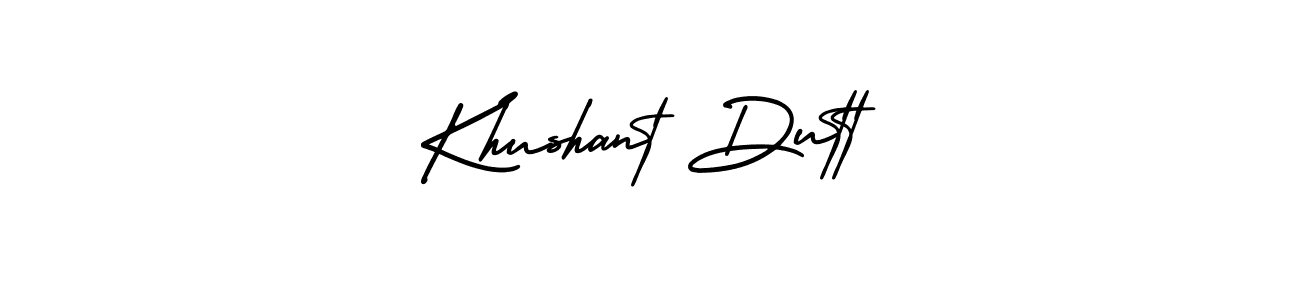 Make a short Khushant Dutt signature style. Manage your documents anywhere anytime using AmerikaSignatureDemo-Regular. Create and add eSignatures, submit forms, share and send files easily. Khushant Dutt signature style 3 images and pictures png