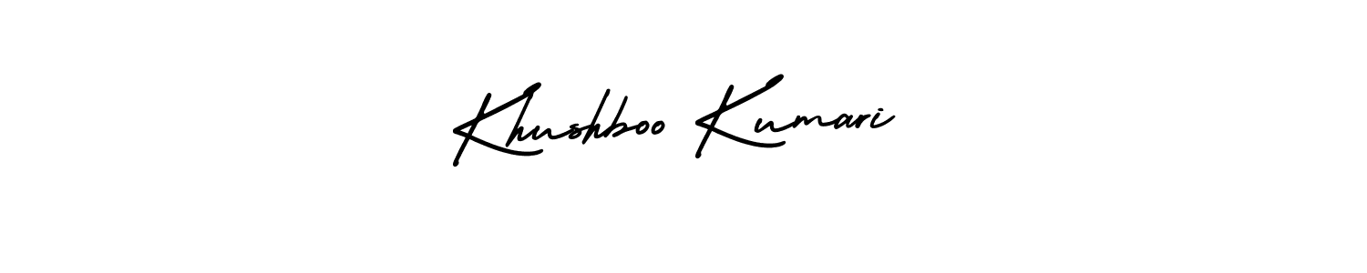 Khushboo Kumari stylish signature style. Best Handwritten Sign (AmerikaSignatureDemo-Regular) for my name. Handwritten Signature Collection Ideas for my name Khushboo Kumari. Khushboo Kumari signature style 3 images and pictures png