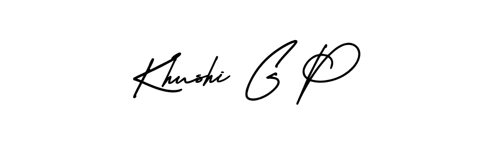 You can use this online signature creator to create a handwritten signature for the name Khushi G P. This is the best online autograph maker. Khushi G P signature style 3 images and pictures png
