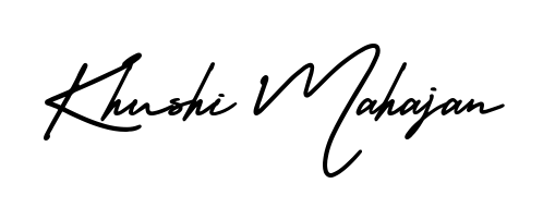 A stylish, flowing autograph style designed for name Khushi Mahajan using AmerikaSignatureDemo-Regular typography. Perfect for digital creative projects. Khushi Mahajan signature style 3 images and pictures png