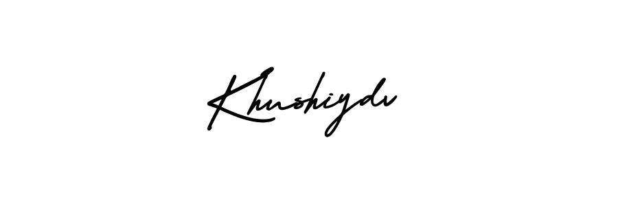 How to Draw Khushiydv signature style? AmerikaSignatureDemo-Regular is a latest design signature styles for name Khushiydv. Khushiydv signature style 3 images and pictures png