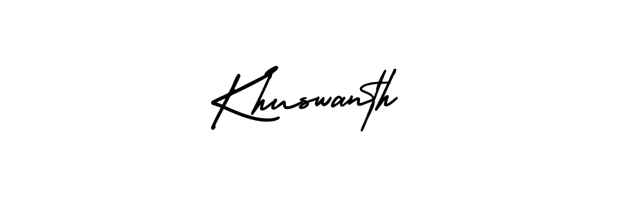 Similarly AmerikaSignatureDemo-Regular is the best handwritten signature design. Signature creator online .You can use it as an online autograph creator for name Khuswanth. Khuswanth signature style 3 images and pictures png