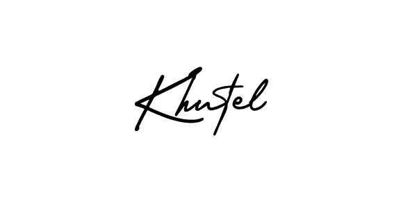 Make a beautiful signature design for name Khutel. Use this online signature maker to create a handwritten signature for free. Khutel signature style 3 images and pictures png