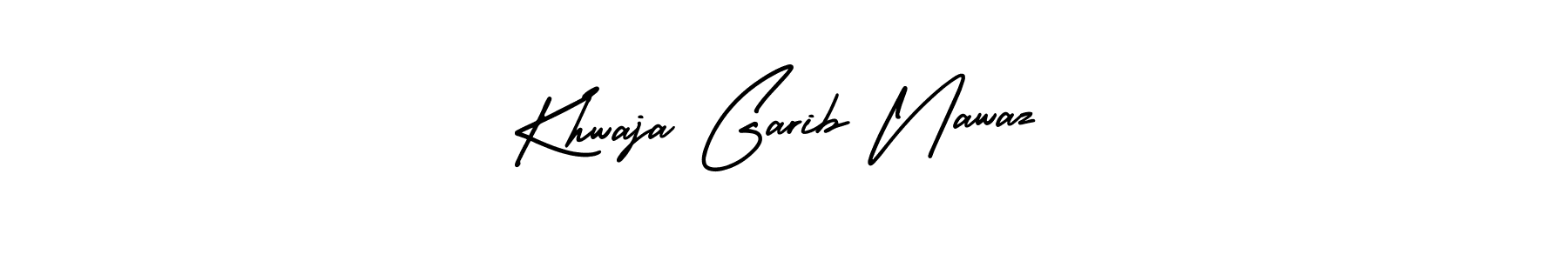 if you are searching for the best signature style for your name Khwaja Garib Nawaz. so please give up your signature search. here we have designed multiple signature styles  using AmerikaSignatureDemo-Regular. Khwaja Garib Nawaz signature style 3 images and pictures png