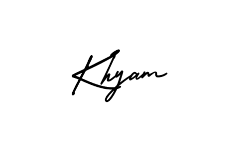 Similarly AmerikaSignatureDemo-Regular is the best handwritten signature design. Signature creator online .You can use it as an online autograph creator for name Khyam. Khyam signature style 3 images and pictures png