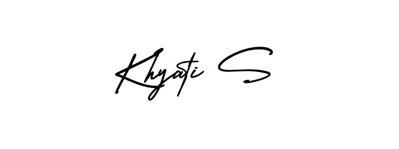 AmerikaSignatureDemo-Regular is a professional signature style that is perfect for those who want to add a touch of class to their signature. It is also a great choice for those who want to make their signature more unique. Get Khyati S name to fancy signature for free. Khyati S signature style 3 images and pictures png