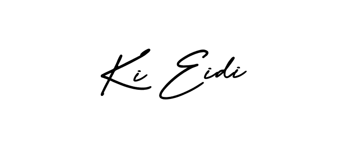 How to Draw Ki Eidi signature style? AmerikaSignatureDemo-Regular is a latest design signature styles for name Ki Eidi. Ki Eidi signature style 3 images and pictures png