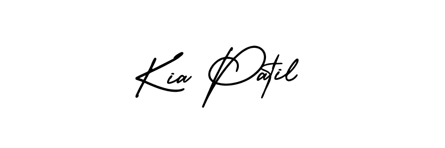 It looks lik you need a new signature style for name Kia Patil. Design unique handwritten (AmerikaSignatureDemo-Regular) signature with our free signature maker in just a few clicks. Kia Patil signature style 3 images and pictures png