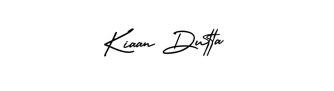 Also we have Kiaan Dutta name is the best signature style. Create professional handwritten signature collection using AmerikaSignatureDemo-Regular autograph style. Kiaan Dutta signature style 3 images and pictures png