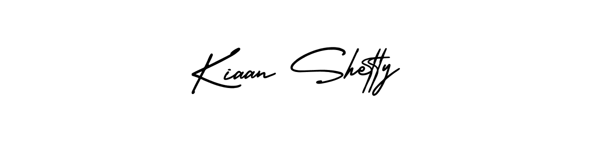 Make a beautiful signature design for name Kiaan Shetty. With this signature (AmerikaSignatureDemo-Regular) style, you can create a handwritten signature for free. Kiaan Shetty signature style 3 images and pictures png