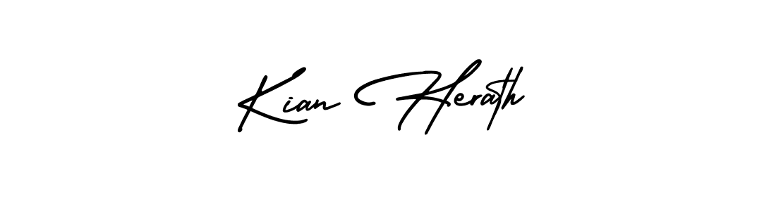 Create a beautiful signature design for name Kian Herath. With this signature (AmerikaSignatureDemo-Regular) fonts, you can make a handwritten signature for free. Kian Herath signature style 3 images and pictures png