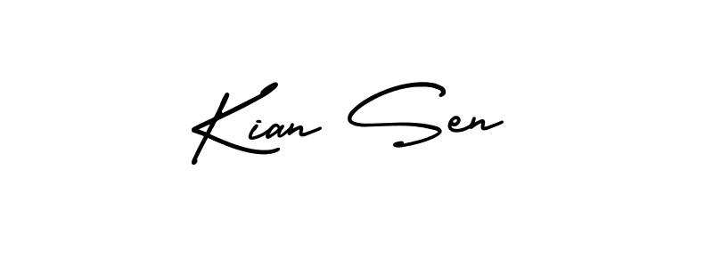 AmerikaSignatureDemo-Regular is a professional signature style that is perfect for those who want to add a touch of class to their signature. It is also a great choice for those who want to make their signature more unique. Get Kian Sen name to fancy signature for free. Kian Sen signature style 3 images and pictures png