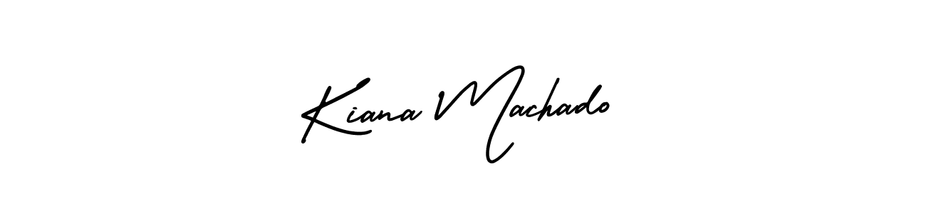 Check out images of Autograph of Kiana Machado name. Actor Kiana Machado Signature Style. AmerikaSignatureDemo-Regular is a professional sign style online. Kiana Machado signature style 3 images and pictures png