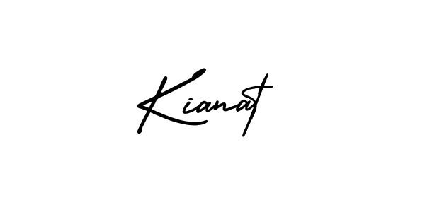 if you are searching for the best signature style for your name Kianat. so please give up your signature search. here we have designed multiple signature styles  using AmerikaSignatureDemo-Regular. Kianat signature style 3 images and pictures png