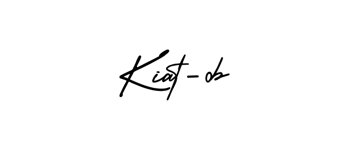 Also we have Kiat-0b name is the best signature style. Create professional handwritten signature collection using AmerikaSignatureDemo-Regular autograph style. Kiat-0b signature style 3 images and pictures png