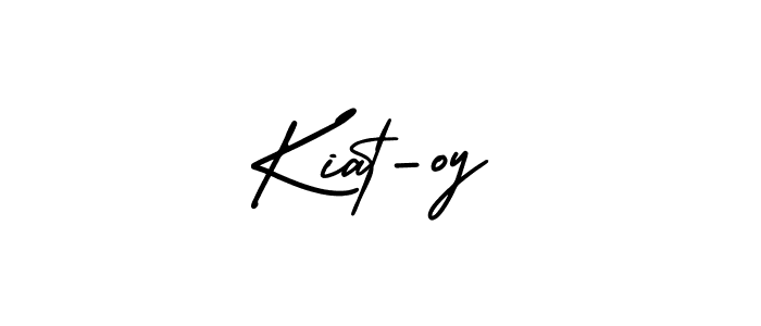 How to Draw Kiat-oy signature style? AmerikaSignatureDemo-Regular is a latest design signature styles for name Kiat-oy. Kiat-oy signature style 3 images and pictures png