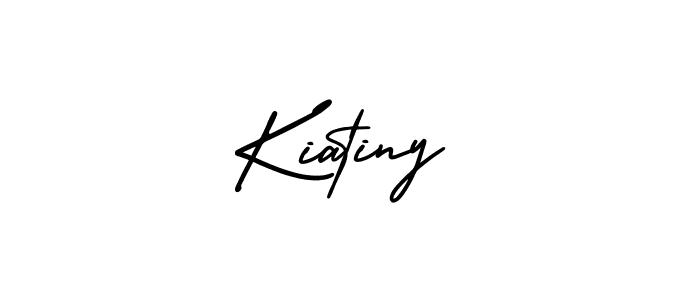 The best way (AmerikaSignatureDemo-Regular) to make a short signature is to pick only two or three words in your name. The name Kiatiny include a total of six letters. For converting this name. Kiatiny signature style 3 images and pictures png