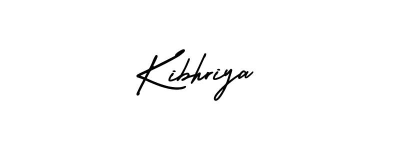 The best way (AmerikaSignatureDemo-Regular) to make a short signature is to pick only two or three words in your name. The name Kibhriya include a total of six letters. For converting this name. Kibhriya signature style 3 images and pictures png