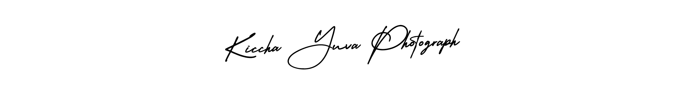 Also we have Kiccha Yuva Photograph name is the best signature style. Create professional handwritten signature collection using AmerikaSignatureDemo-Regular autograph style. Kiccha Yuva Photograph signature style 3 images and pictures png