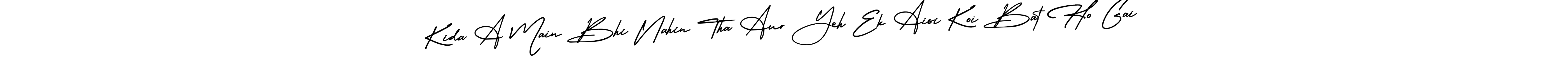 It looks lik you need a new signature style for name Kida A Main Bhi Nahin Tha Aur Yeh Ek Aisi Koi Bat Ho Gai. Design unique handwritten (AmerikaSignatureDemo-Regular) signature with our free signature maker in just a few clicks. Kida A Main Bhi Nahin Tha Aur Yeh Ek Aisi Koi Bat Ho Gai signature style 3 images and pictures png