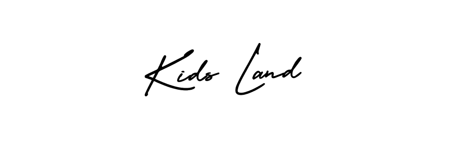 Design your own signature with our free online signature maker. With this signature software, you can create a handwritten (AmerikaSignatureDemo-Regular) signature for name Kids Land. Kids Land signature style 3 images and pictures png