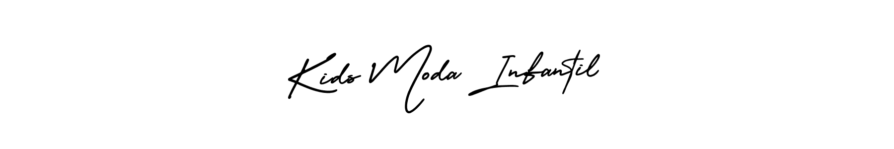 Check out images of Autograph of Kids Moda Infantil name. Actor Kids Moda Infantil Signature Style. AmerikaSignatureDemo-Regular is a professional sign style online. Kids Moda Infantil signature style 3 images and pictures png