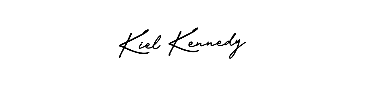 Design your own signature with our free online signature maker. With this signature software, you can create a handwritten (AmerikaSignatureDemo-Regular) signature for name Kiel Kennedy. Kiel Kennedy signature style 3 images and pictures png
