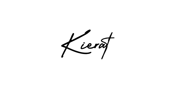 Use a signature maker to create a handwritten signature online. With this signature software, you can design (AmerikaSignatureDemo-Regular) your own signature for name Kierat. Kierat signature style 3 images and pictures png