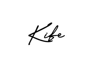 Use a signature maker to create a handwritten signature online. With this signature software, you can design (AmerikaSignatureDemo-Regular) your own signature for name Kife. Kife signature style 3 images and pictures png