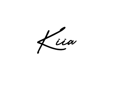 Design your own signature with our free online signature maker. With this signature software, you can create a handwritten (AmerikaSignatureDemo-Regular) signature for name Kiia. Kiia signature style 3 images and pictures png