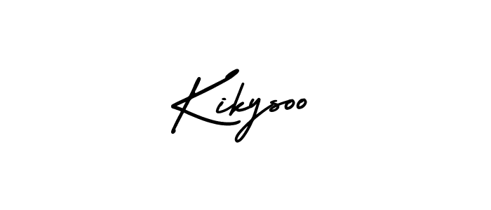 It looks lik you need a new signature style for name Kikysoo. Design unique handwritten (AmerikaSignatureDemo-Regular) signature with our free signature maker in just a few clicks. Kikysoo signature style 3 images and pictures png
