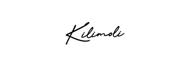 How to make Kilimoli signature? AmerikaSignatureDemo-Regular is a professional autograph style. Create handwritten signature for Kilimoli name. Kilimoli signature style 3 images and pictures png