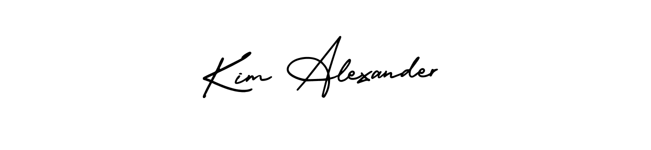 Design your own signature with our free online signature maker. With this signature software, you can create a handwritten (AmerikaSignatureDemo-Regular) signature for name Kim Alexander. Kim Alexander signature style 3 images and pictures png