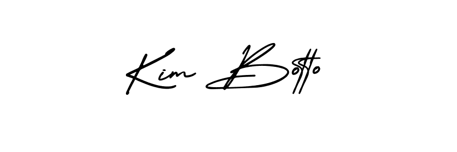 Design your own signature with our free online signature maker. With this signature software, you can create a handwritten (AmerikaSignatureDemo-Regular) signature for name Kim Botto. Kim Botto signature style 3 images and pictures png