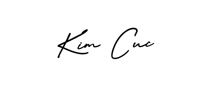 How to Draw Kim Cuc signature style? AmerikaSignatureDemo-Regular is a latest design signature styles for name Kim Cuc. Kim Cuc signature style 3 images and pictures png