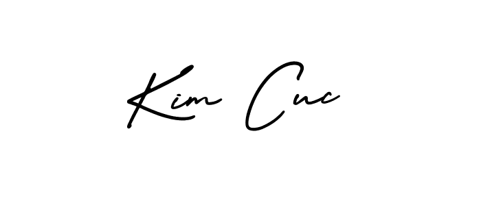 AmerikaSignatureDemo-Regular is a professional signature style that is perfect for those who want to add a touch of class to their signature. It is also a great choice for those who want to make their signature more unique. Get Kim Cuc name to fancy signature for free. Kim Cuc signature style 3 images and pictures png