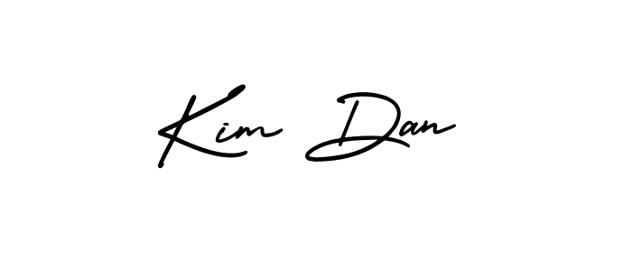 Best and Professional Signature Style for Kim Dan. AmerikaSignatureDemo-Regular Best Signature Style Collection. Kim Dan signature style 3 images and pictures png