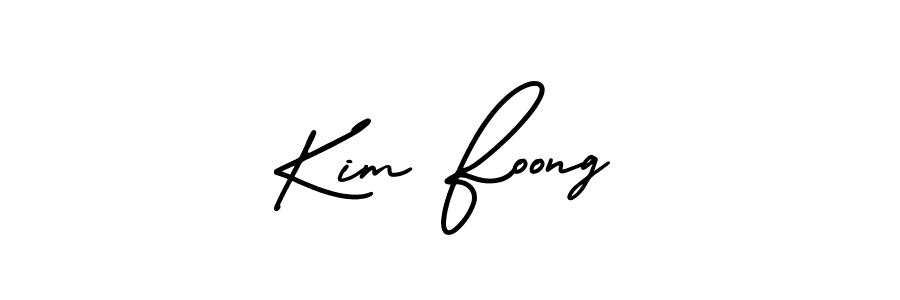 Also we have Kim Foong name is the best signature style. Create professional handwritten signature collection using AmerikaSignatureDemo-Regular autograph style. Kim Foong signature style 3 images and pictures png