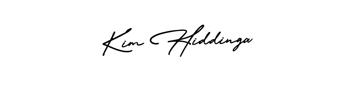 Make a beautiful signature design for name Kim Hiddinga. With this signature (AmerikaSignatureDemo-Regular) style, you can create a handwritten signature for free. Kim Hiddinga signature style 3 images and pictures png