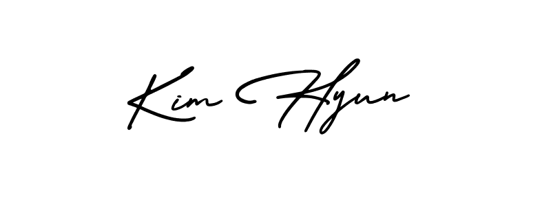 Also we have Kim Hyun name is the best signature style. Create professional handwritten signature collection using AmerikaSignatureDemo-Regular autograph style. Kim Hyun signature style 3 images and pictures png