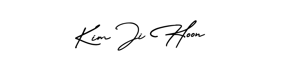 It looks lik you need a new signature style for name Kim Ji Hoon. Design unique handwritten (AmerikaSignatureDemo-Regular) signature with our free signature maker in just a few clicks. Kim Ji Hoon signature style 3 images and pictures png