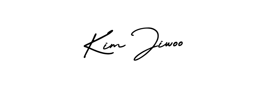 Similarly AmerikaSignatureDemo-Regular is the best handwritten signature design. Signature creator online .You can use it as an online autograph creator for name Kim Jiwoo. Kim Jiwoo signature style 3 images and pictures png