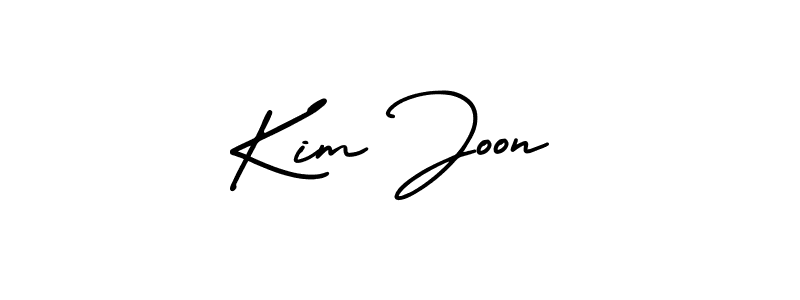 It looks lik you need a new signature style for name Kim Joon. Design unique handwritten (AmerikaSignatureDemo-Regular) signature with our free signature maker in just a few clicks. Kim Joon signature style 3 images and pictures png